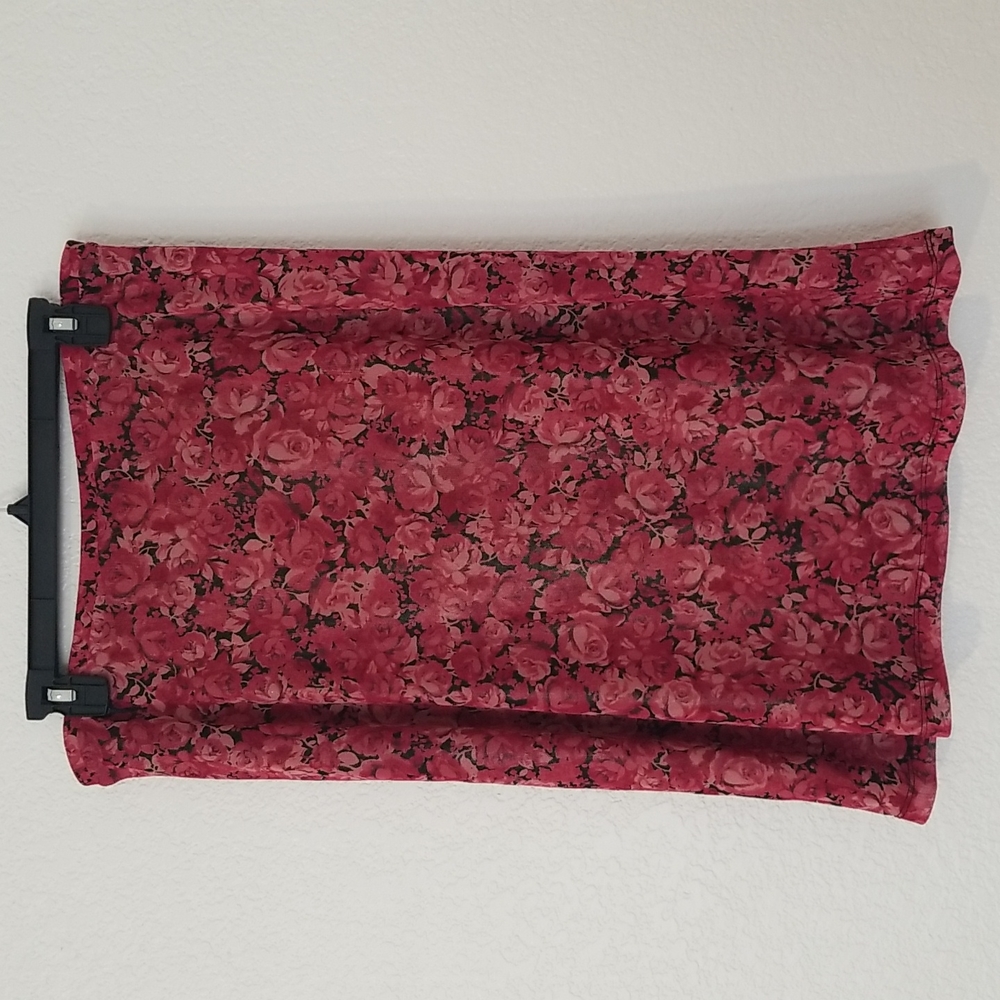 Rose Metallic Skirt